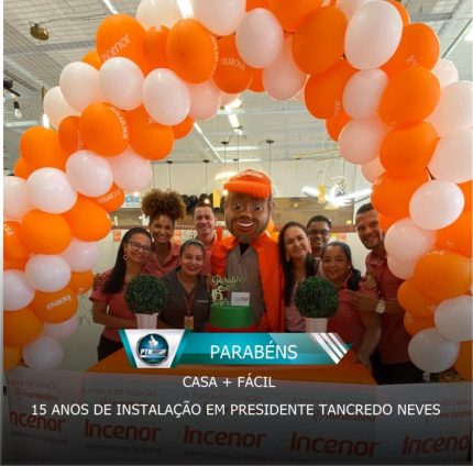 15 anos de instalação em Presidente Tancredo Neve